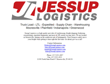Tablet Screenshot of jessuplogistics.com